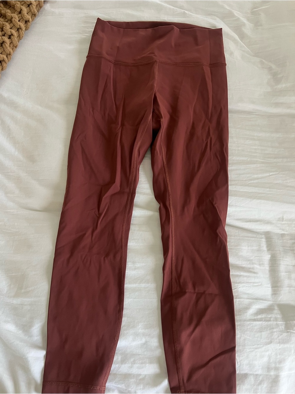 LULULEMON High-Waist Women's Leggings in Clay size 8
